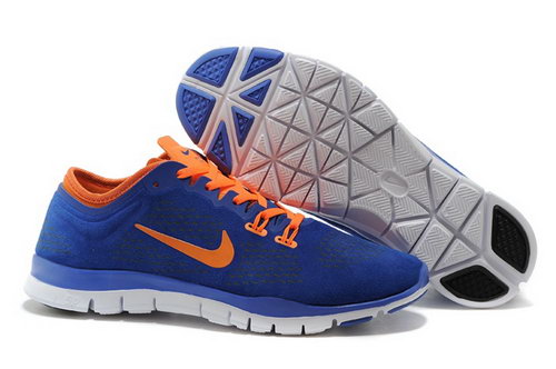 Nike Free 5.0 Tr Fit 3 Mens Shoes Royal Blue Orange New Ireland